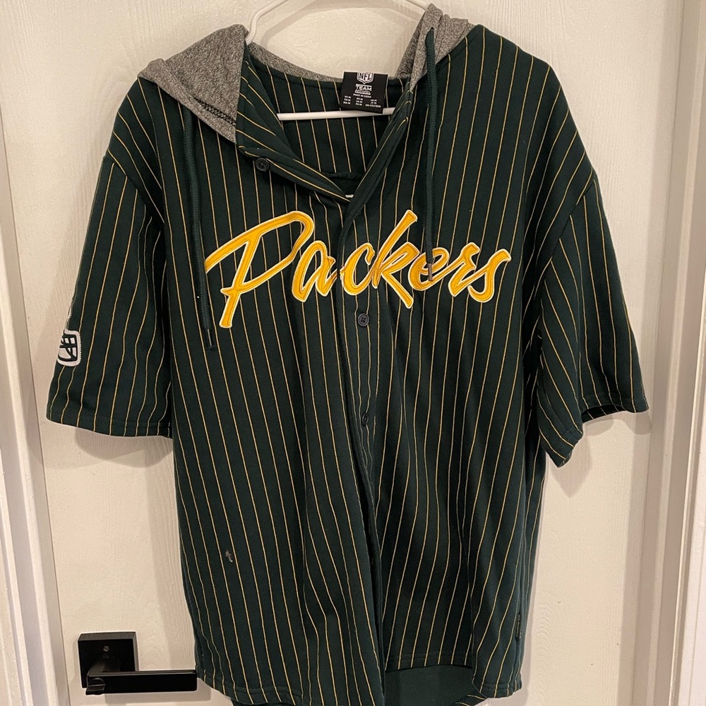 Green Bay Packers Green and Yellow Jersey